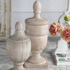 Whitewashed Finial Decorative Figurine -Home Decor Outlet Store GUEST 04dcff02 9e7e 4cb3 9c95 865fcd7ca0b8