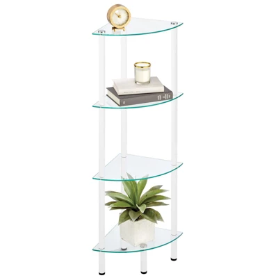 MDesign Household Floor Storage Corner Tower, 4 Tier 13 MDesign Household Floor Storage Corner Tower, 4 Tier - Image 13