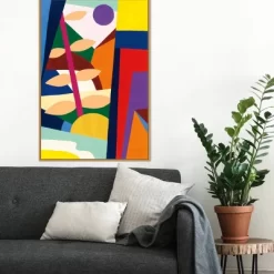 22" X 33" Wake Up And Be Bold By Megan Gallagher Framed Canvas Wall Art Light Brown - Amanti Art -Home Decor Outlet Store GUEST 06a73aa3 80ab 4b73 a1ad 625386585b34