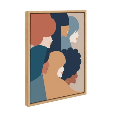 18" X 24" Sylvie We Persist Earthy Framed Canvas Wall Art By Dominique Vari Natural - Kate And Laurel 1 18" X 24" Sylvie We Persist Earthy Framed Canvas Wall Art By Dominique Vari Natural - Kate And Laurel