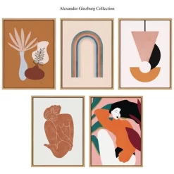 18" X 24" Sylvie Happy Gates Framed Canvas Wall Art By Alexander Ginzburg Natural - Kate And Laurel -Home Decor Outlet Store GUEST 0a81e94e 4cd8 4f7b aecd 97f422c9499b