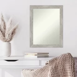 22" X 28" Non-Beveled Dove Gray Wash Narrow Wall Mirror - Amanti Art -Home Decor Outlet Store GUEST 113cdba8 2379 42d0 a23a 39cd0f7c4f16