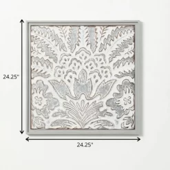 Sullivans Flourish Baroque Wall Art 24.25"H Gray -Home Decor Outlet Store GUEST 135dbdba a390 45e0 b2a6 c329a5390743