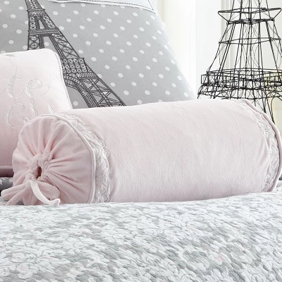 Margaux Neck Roll Decorative Pillow - Levtex Home 1 Margaux Neck Roll Decorative Pillow - Levtex Home