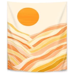 Golden Mountain Sunset By Modern Tropical Wall Tapestry -Home Decor Outlet Store GUEST 19ac47b3 d236 456d 9511 c0a14bb0eecd