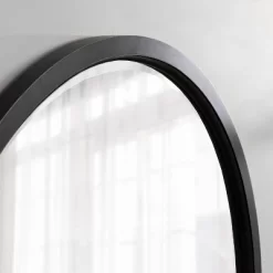 32" X 32" Hogan Round Framed Decorative Wall Mirror Black - Kate & Laurel All Things Decor 11 32" X 32" Hogan Round Framed Decorative Wall Mirror Black - Kate & Laurel All Things Decor -Home Decor Outlet Store GUEST 1aa77c4d 5ab2 499e a1fe 38b97ebce0ba