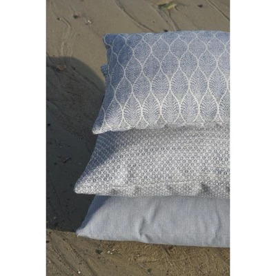 Coastal Breeze Indigo Outdoor Pillow 3 Coastal Breeze Indigo Outdoor Pillow - Image 3