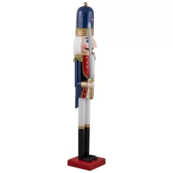 Northlight 48.25" Blue And White Christmas Nutcracker Soldier With Sword -Home Decor Outlet Store GUEST 1dd177e5 bad9 4cff 8d84 4aaf7cc8ab5f