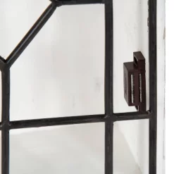 Megara Decorative Wooden Wall Hanging Curio Cabinet Whitewash Finish - Kate & Laurel All Things Decor -Home Decor Outlet Store GUEST 1f6fd8d2 7f25 4ccc b47e c200793108f6