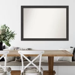 42" X 31" Non-Beveled Rustic Plank Espresso Narrow Wall Mirror - Amanti Art -Home Decor Outlet Store GUEST 1ff1d429 a553 4d0d 9b58 fd7a59ac2521