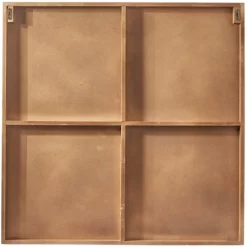 Wood Geometric Triangle Mirrored Wall Decor Light Brown - Novogratz -Home Decor Outlet Store GUEST 20ca7190 5bf8 466e ba00 f127c1d1a830