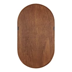 16" X 28" Hutton Wood Capsule Decorative Wall Shelf Walnut Brown - Kate & Laurel All Things Decor -Home Decor Outlet Store GUEST 23a95c3a 44bb 47b4 8092 24de685f0b68