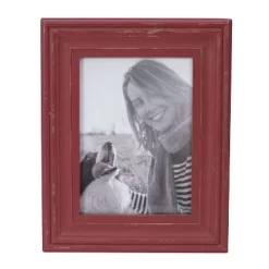 Red Decorative Distressed Wood Picture Frame - Foreside Home & Garden -Home Decor Outlet Store GUEST 25b4d276 ff05 4335 a8e7 45d6df2a6843