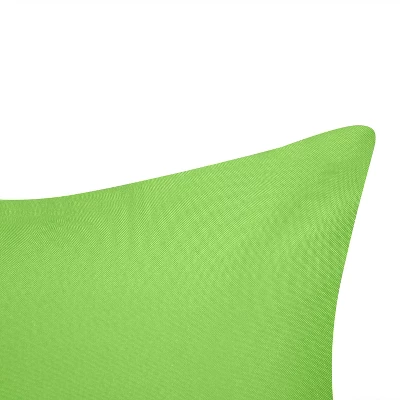 Embroidered Dragonflies Rectangular Indoor/Outdoor Throw Pillow Leaf Green/White - Edie@Home 4 Embroidered Dragonflies Rectangular Indoor/Outdoor Throw Pillow Leaf Green/White - Edie@Home - Image 4