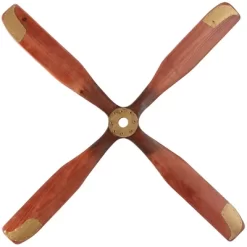 Wood Airplane Propeller 4 Blade Wall Decor With Aviation Detailing Brown - Olivia & May 6 Wood Airplane Propeller 4 Blade Wall Decor With Aviation Detailing Brown - Olivia & May -Home Decor Outlet Store GUEST 27969b75 a98e 49bf a6a0 44a320618bc9