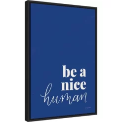 16" X 23" Bright Home II By Becky Thorns Framed Canvas Wall Art Black - Amanti Art