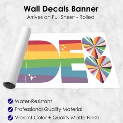 Big Dot Of Happiness So Many Ways To Be Human - Peel And Stick Pride Party Standard Banner Wall Decals - Pride -Home Decor Outlet Store GUEST 286f2945 ab98 4931 a961 8c331ce8c011
