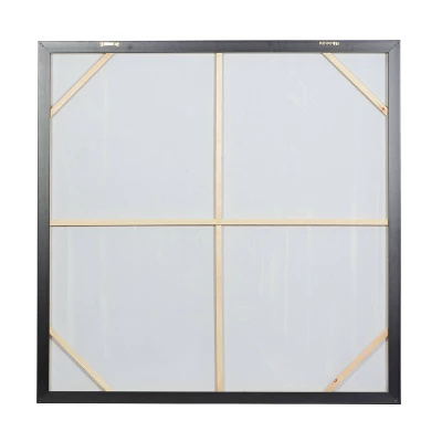 Canvas Landscape Trees Framed Wall Art With Silver Frame White - Olivia & May 2 Canvas Landscape Trees Framed Wall Art With Silver Frame White - Olivia & May - Image 2