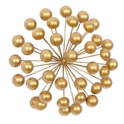 Metal Starburst Wall Decor With Orb Detailing Gold - CosmoLiving By Cosmopolitan -Home Decor Outlet Store GUEST 2fafee44 9f00 4241 aeeb b1b5baa0d2bf