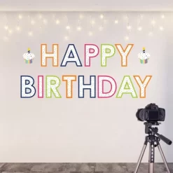 Big Dot Of Happiness Cheerful Happy Birthday - Peel And Stick Colorful Birthday Party Large Banner Wall Decals - Happy Birthday -Home Decor Outlet Store GUEST 3266fb56 f7c2 4f4b 9ce4 9b34a2a0e37b