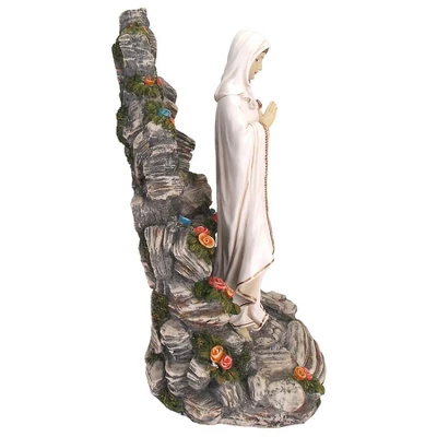 Design Toscano Blessed Virgin Mary Illuminated Garden Grotto Sculpture - Multicolored 3 Design Toscano Blessed Virgin Mary Illuminated Garden Grotto Sculpture - Multicolored - Image 3
