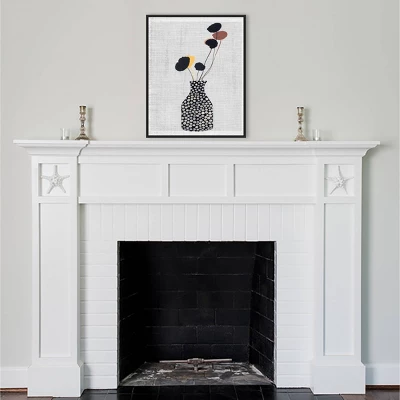 23" X 28" Decorated Vase With Plant II By Melissa Wang Framed Canvas Wall Art Print - Amanti Art 5 23" X 28" Decorated Vase With Plant II By Melissa Wang Framed Canvas Wall Art Print - Amanti Art - Image 5