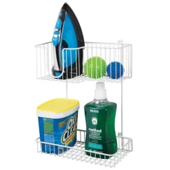 MDesign Metal 2-Level Wall Mount Laundry Storage Baskets, Iron Holder 12 MDesign Metal 2-Level Wall Mount Laundry Storage Baskets, Iron Holder -Home Decor Outlet Store GUEST 42021e86 1434 49e4 aa25 189b99005c71