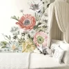 Vintage Poppy Floral Peel And Stick Giant Wall Decal - RoomMates