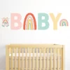 Big Dot Of Happiness Hello Rainbow - Peel And Stick Boho Baby Shower Standard Banner Wall Decals - Baby