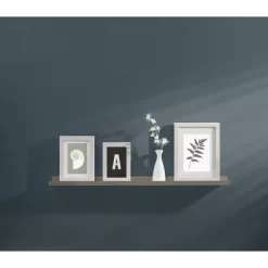 32" X 4" Border Shelf Driftwood - Dolle Shelving