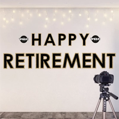 Big Dot Of Happiness Happy Retirement - Peel And Stick Retirement Party Large Banner Wall Decals - Happy Retirement 6 Big Dot Of Happiness Happy Retirement - Peel And Stick Retirement Party Large Banner Wall Decals - Happy Retirement - Image 6