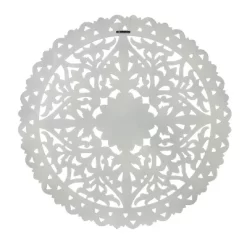 LuxenHome Distressed White Wood Flower Mandala 31.5" Round Wall Decor -Home Decor Outlet Store GUEST 491cce9a 2474 43fe 8417 da6ca7fd6d60