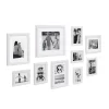 10pc Bordeaux Frame Box Set Matte White - Kate & Laurel All Things Decor
