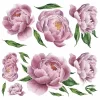 Large Peony Peel And Stick Giant Wall Decal - RoomMates