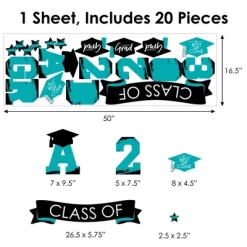 Big Dot Of Happiness Teal Class Of 2023 Graduation Party Wall Decals Set Of 20 -Home Decor Outlet Store GUEST 4db79aa6 6bb0 49ce b23e c5d1c1de11be
