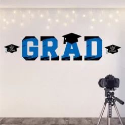 Big Dot Of Happiness Blue Graduation Party Decor - Vinyl Wall Decals - Grad -Home Decor Outlet Store GUEST 4eb434b6 bea2 496a b270 7f6d96a4cc97