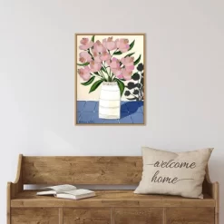 18" X 24" Spring Florals 5 By Marisa Anon Framed Canvas Wall Art - Amanti Art -Home Decor Outlet Store GUEST 5168f49c 1a02 4a75 84cc 971a4553a526