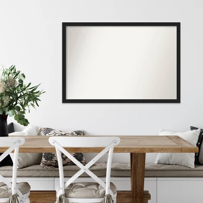 38" X 26" Non-Beveled Grace Brushed Metallic Black Narrow Wall Mirror - Amanti Art 6 38" X 26" Non-Beveled Grace Brushed Metallic Black Narrow Wall Mirror - Amanti Art - Image 6