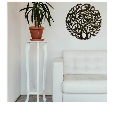 Global Crafts Double Tree Of Life Haitian Steel Drum Indoor/Outdoor Wall Art 1 Global Crafts Double Tree Of Life Haitian Steel Drum Indoor/Outdoor Wall Art