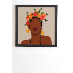 Domonique Brown Crown Framed Wall Art Black - Deny Designs -Home Decor Outlet Store GUEST 5695b1fc 8373 486d 8871 0a25632ecaa1