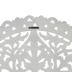 LuxenHome Distressed White Wood Flower Mandala 31.5" Round Wall Decor -Home Decor Outlet Store GUEST 5b24900f 5436 4016 bfd9 d6fafa961624