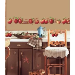 Country Apples Peel And Stick Wall Decal Red - RoomMates -Home Decor Outlet Store GUEST 608d1d91 6a63 4aab a217 8e57256538a1