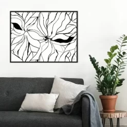 30" X 22" Sernea By Ritikia Gandhi Framed Canvas Wall Art Black - Amanti Art -Home Decor Outlet Store GUEST 649ccc21 ec59 4775 a9db 32874a1c7451