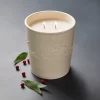 25oz Ceramic Bay & Winter Berry Candle Cream - Threshold™ Designed With Studio McGee