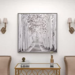 Canvas Landscape Trees Framed Wall Art With Silver Frame White - Olivia & May 27 Canvas Landscape Trees Framed Wall Art With Silver Frame White - Olivia & May -Home Decor Outlet Store GUEST 6eda3b3f 76ab 4528 9c71 83c7a6777514