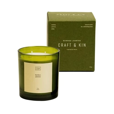 Craft & Kin Premium Aromatherapy Soy Green Candle 7 Craft & Kin Premium Aromatherapy Soy Green Candle - Image 7