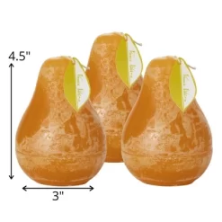 Brown Sugar Pear Candles - Set Of 3 -Home Decor Outlet Store GUEST 725f723d a125 41ef 9655 3c2ca4f4d0f5