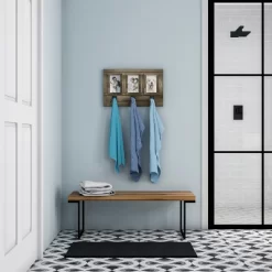 Wall Picture Collage With 3 Hanging Hooks- Wall Mounted Photo Frame Decor With Rustic Wood Look, Holds 4x6 Pictures By Lavish Home 12 Wall Picture Collage With 3 Hanging Hooks- Wall Mounted Photo Frame Decor With Rustic Wood Look, Holds 4x6 Pictures By Lavish Home -Home Decor Outlet Store GUEST 74b2b594 0fbc 4c48 84df 2778f2ee0aa0