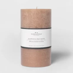 Pillar Ashwood And Palo Santo Candle Tan - Threshold™ 9 Pillar Ashwood And Palo Santo Candle Tan - Threshold™ -Home Decor Outlet Store GUEST 77a614eb 93e9 4e55 bd45 8bfb31a13d5a