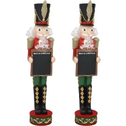 Sunnydaze Decor Sunnydaze Indoor/Outdoor Porch Or Living Room Polyresin Friedrich The Nutcracker With Sign Christmas Holiday Decoration - 36" -Home Decor Outlet Store GUEST 7b2e24a8 620b 4a03 bfc4 dcb1a2207780